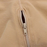 Tummy control body shaping butt lift pants crotch zipper waist pants