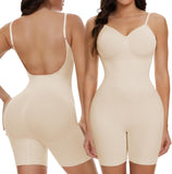 Backless Shapewear for Women Tummy Control Bodysuit Seamless Sculpting Body Shaper Sleeveless Jumpsuit Tank Tops