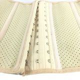 9 steel bone rubber breathable body-shaping fitness girdle for women