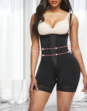 Butt liftering slimming pants high waist 3-hooks crotch zipper body shaper