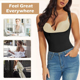 Women's Cami Shaper Open Bust Shapewear Tummy Control Tank Tops Camisole