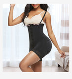Butt liftering slimming pants high waist 3-hooks crotch zipper body shaper