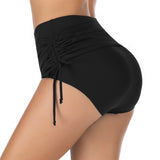 Women's Two-Piece Swimsuit Sexy One-Piece Solid Color Bikini Adjustable High-Waisted Swim Bottoms