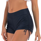 Women's Swim Trunks Solid Color One-Piece Beach Swim Pants