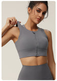 ZipFit Pro - Plus Size Zip-Front Sports Bra