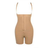 Butt liftering slimming pants high waist 3-hooks crotch zipper body shaper