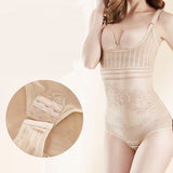 Bodysuit for Women Tummy Control Seamless Open Bust Body Shaper Waist Trainer Briefer