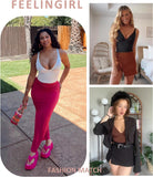 Shapewear Bodysuits for Women Tummy Control Body Suits Deep V Neck Thong Body Shaper