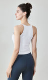 NUF Women's Long-Line Sports Bra with Padded Support