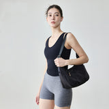 NUF Women's Long-Line Sports Bra with Padded Support