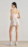 SZ High Waist Cross Waistband Sports Shorts