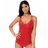 Women's sexy Solid Color  Bikini Two-Piece Swimwear