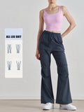 Vintage American Retro Wide-Leg Cargo Joggers