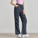 Vintage American Retro Wide-Leg Cargo Joggers