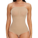 Seamless Body shaping jumpsuit  strapless and abdominal tightening body shaper