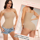 Seamless Body shaping jumpsuit  strapless and abdominal tightening body shaper