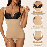 Women's Cami Shaper Open Bust Shapewear Tummy Control Tank Tops Camisole