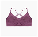 Strappy Back Barely-There Sports Bra – Quick-Dry Yoga & Running Top
