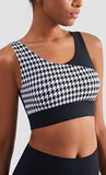 Yoga bra printed fitness training bra top