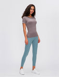 LU O neck light weight running T-shirt yoga top
