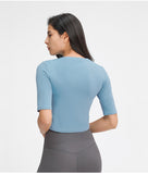 Women's Middle sleeve tight light weight T- shirt