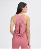 Yoga Vest Women Coverall Running Sleeveless Loose T-Shirt Sports Vest Gym Tank Top
