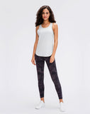 Lady's workout t-shirt casual yoga tank top