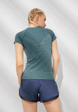 Women's Breathable High Elastic  short sleeve T-shirt