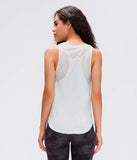 Lady's workout t-shirt casual yoga tank top