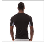 Men's Compression Shirt Short Sleeve Tops Slimming Body Shaper for Athletic  T-Shirts