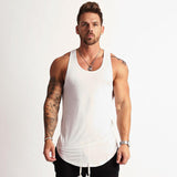 Men's Workout Tank Top Gym Muscle Sleeveless T Shirt(2 Pack,Random Color)