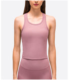 Yoga Tops Women Sexy Gym Vest tight Sleeveless Running shirt Quick Dry Tank Top