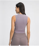 Women's Fashion lightweight Workout yoga tank top T-shirt