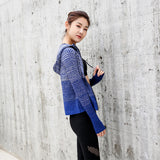 Full Zip Hoodie Jacket with Thumb Hole