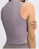 Women's Fashion lightweight Workout yoga tank top T-shirt