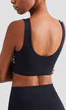 Yoga bra printed fitness training bra top