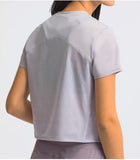 Light weight crop top quick dry running T shirt