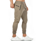 Mens Running Joggers Pants Athletic Tapered Workout Sweatpants with Zipper Pockets
