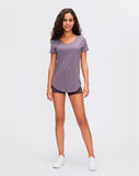 High elastic quick dry women's fitness T-shirt