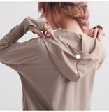 Women's hooded sun-proof fitness clothes Silky cool quick dry coat