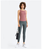 Women's Fashion Bodycon Tight Thin  Crop Tank Ribbed Tank Tops