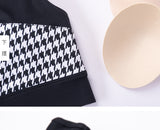Yoga bra printed fitness training bra top