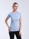 Women's NeverStop Letter short sleeve sports T-shirt