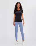 LU O neck light weight running T-shirt yoga top
