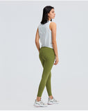Women Sport Yoga Top Thin Fitness Sleeveless  Quick Dry Vests Loose Running T-Shirt