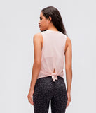 O-Neck Breathable Lightweight Sports Yoga Vest Wear Women's Tank Tops