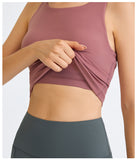 Women's Fashion Bodycon Tight Thin  Crop Tank Ribbed Tank Tops