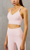 High impact LU fitness bra cross back sports bra