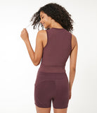 Women's Fashion lightweight Workout yoga tank top T-shirt