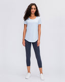 High elastic quick dry women's fitness T-shirt